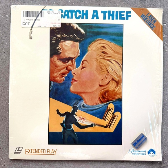 “TO CATCH A THIEF” EXTENDED PLAY LASERDISC LD (1955) ALFRED HITCHCOCK - Picture 1 of 3